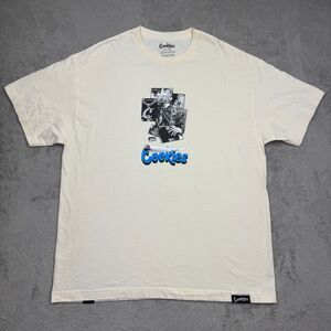 Cookies SF Collage T Shirt Mens XL Beige Cotton Graphic Print Logo Short Sleeve
